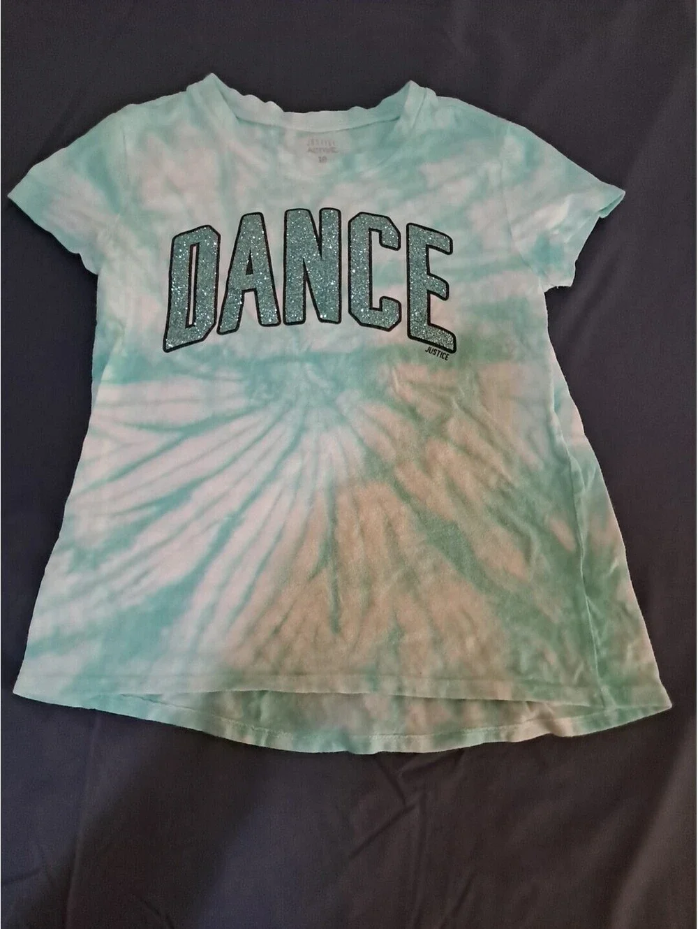 Justice: Girls Size 10 Tye Dye Blue
